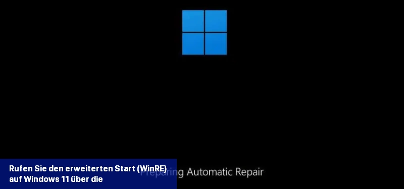 Vorbereiten der automatischen Reparatur